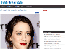 Tablet Screenshot of celebshairstyles.com